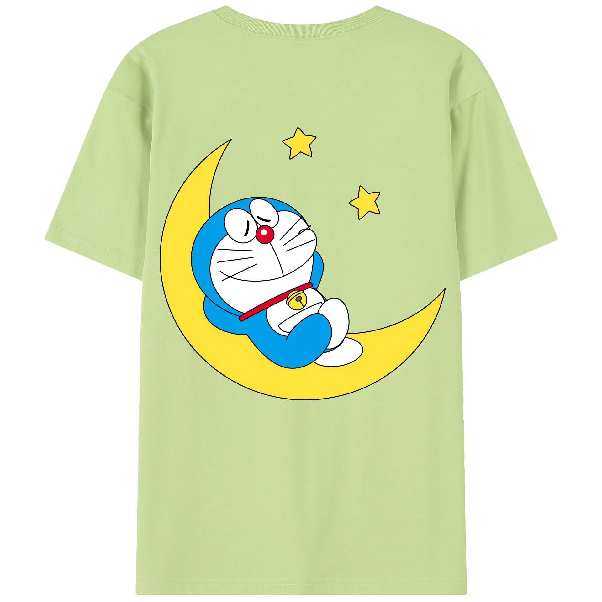 （画像用） ドラえもん Doraemon 綿100％半袖Tシャツ（背面プリント）